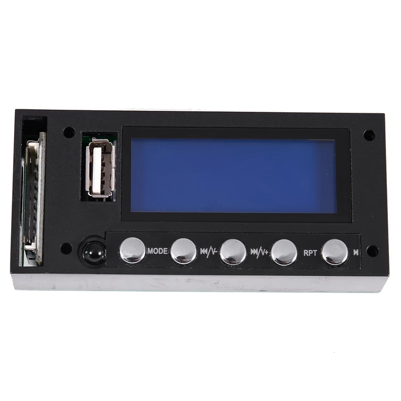 Bluetooth MP3 декодирующая плата синий экран стерео выход FM USB SD MMC WAV декодер Запись MP3 плеер аудио автомобиль