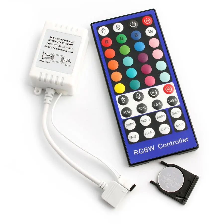 40Key RGB белый RGBW Пульт дистанционного управления DC 12 V 24 ИК лента с диммером