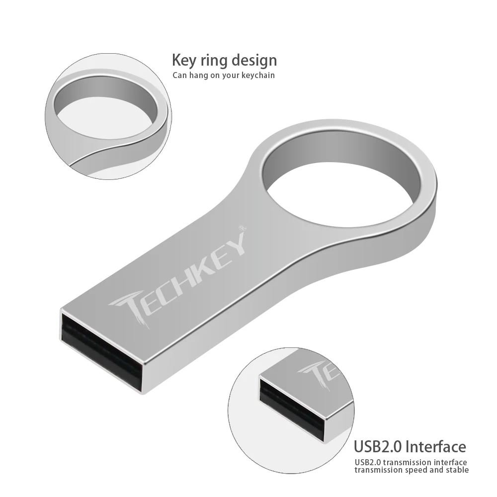 TECHKEY Usb флеш-накопитель 32 Гб 64 Гб ручки флеш-накопитель memoria Cel stick логотип на заказ 8 Гб 16 Гб u диск ручка-накопитель Висячие уплотнительное кольцо