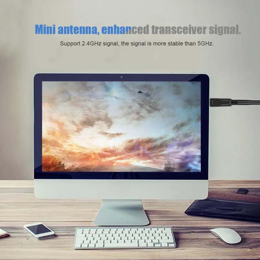 Адаптер Wi-Fi USB2.0 беспроводной сетевой интерфейс карты поддержка 802,11 b/g/n LAN адаптер для ноутбука сетевой карты 4 порта