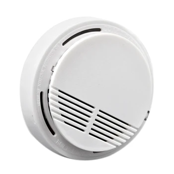 

9V/168 43hz Wireless Smoke Detector for Wifi / Pstn / Gsm Home Security System White Plastic