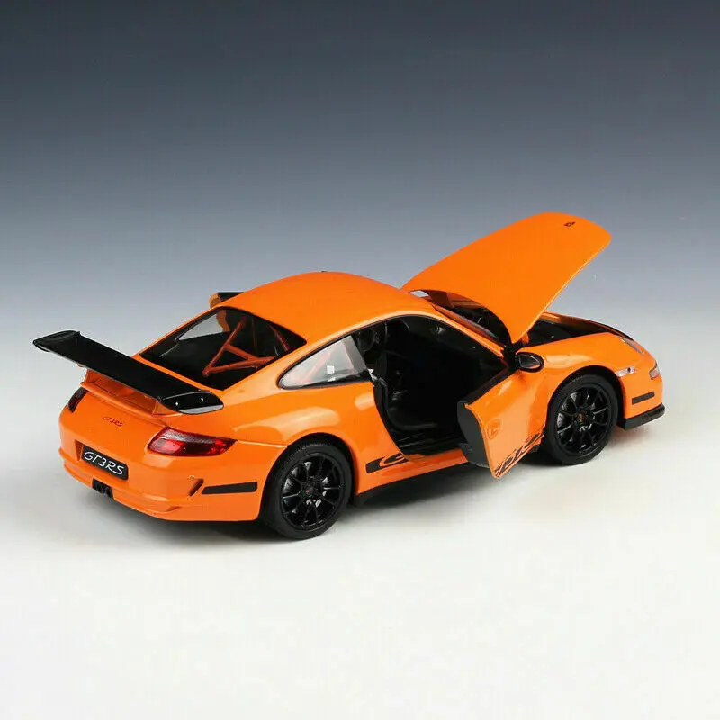 Welly 1:24 Porsche 911 GT3 RS 997 литья под давлением Модель гоночного автомобиля Новый в