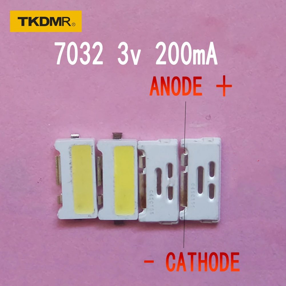 TKDMR 100/50 шт 7032 3В светодиодная лампочка поверхностного монтажа подходит для