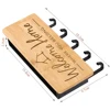 Wall Key Holder Home Door Back Decor Creative Bamboo Engraved Keychain Hanger Small Sundries Storage Hooks Rack 2