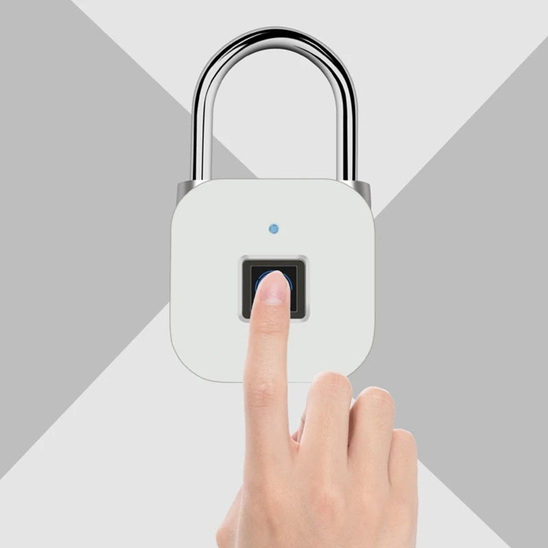 USB смарт-замок отпечатков пальцев перезаряжаемый без ключа IP66 водонепроницаемый магазин до 39 отпечатков пальцев для шкафчика, двери, багажа, рюкзака