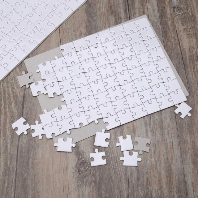 150Pcs Blank Sublimation-Puzzle 4x6 Inch Heat Transfer Printing Blanks  Puzzle DIY Custom Jigsaw Puzzle Handmade Crafts 