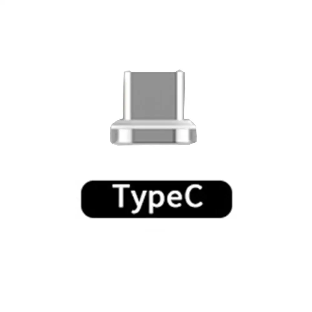 TYPE C head Магнитный адаптер QC3.0 Быстрая зарядка Micro USB Магнитный преобразователь зарядного устройства для Android/IOS/TYPE-C для samsung Xiaomi iPhone - Цвет: TYPE C head