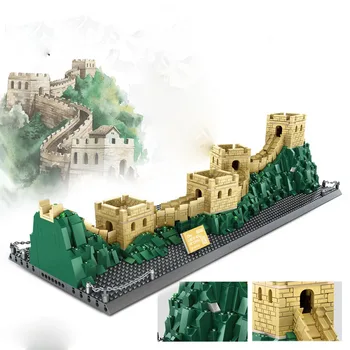 

1517pcs New Sale City Live The Great Wall Building Model Blocks Bricks Collection Assembly Diy Toys for Kids Best Gifts