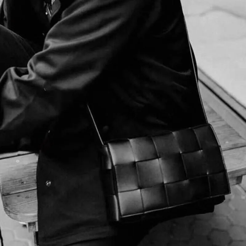 [BXX] Роскошные женские сумки, роскошные брендовые дизайнерские клетчатые плетеные Сумки из искусственной кожи на одно плечо, женская сумка-мессенджер HI374