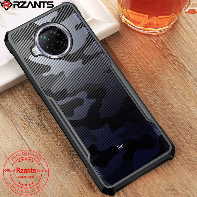 

For Xiaomi Mi 10i 5G Case Camouflage Acrylic Shockproof Airbags Armor Back Cover Shell For Redmi Note9 Pro 5G Mi 10T Lite Rzants