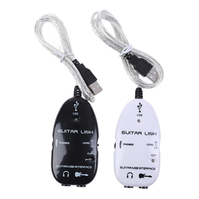 1pc Electric Guitar Cable Audio USB Link Interface Adapter For PC Music Recording Accessories Players | Спорт и развлечения