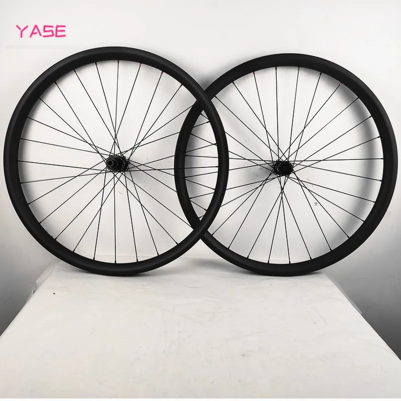 

YASE straight pull DT350S mtb disc wheel boost 100x15 142x12 carbon wheels 29er 40x28mm tubeless asymmetry carbon wheelset 