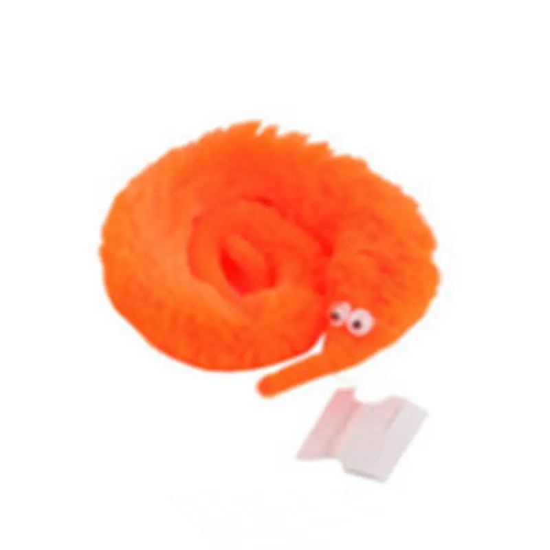 100pcs lot Plush Mr Fuzzy Magic Wiggle Worm Twisty Worm Stuffed Animals Kids Toy R7RB 1 100pcs lot Plush Mr Fuzzy Magic Wiggle Worm Twisty Worm Stuffed Animals Kids Toy R7RB 2