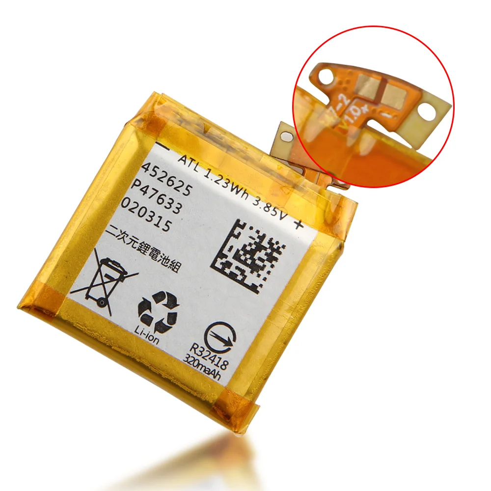 Original Replacement Battery For ASUS Zenwatch 3 WI503Q C11N1609 Genuine  Watch Battery 340mAh