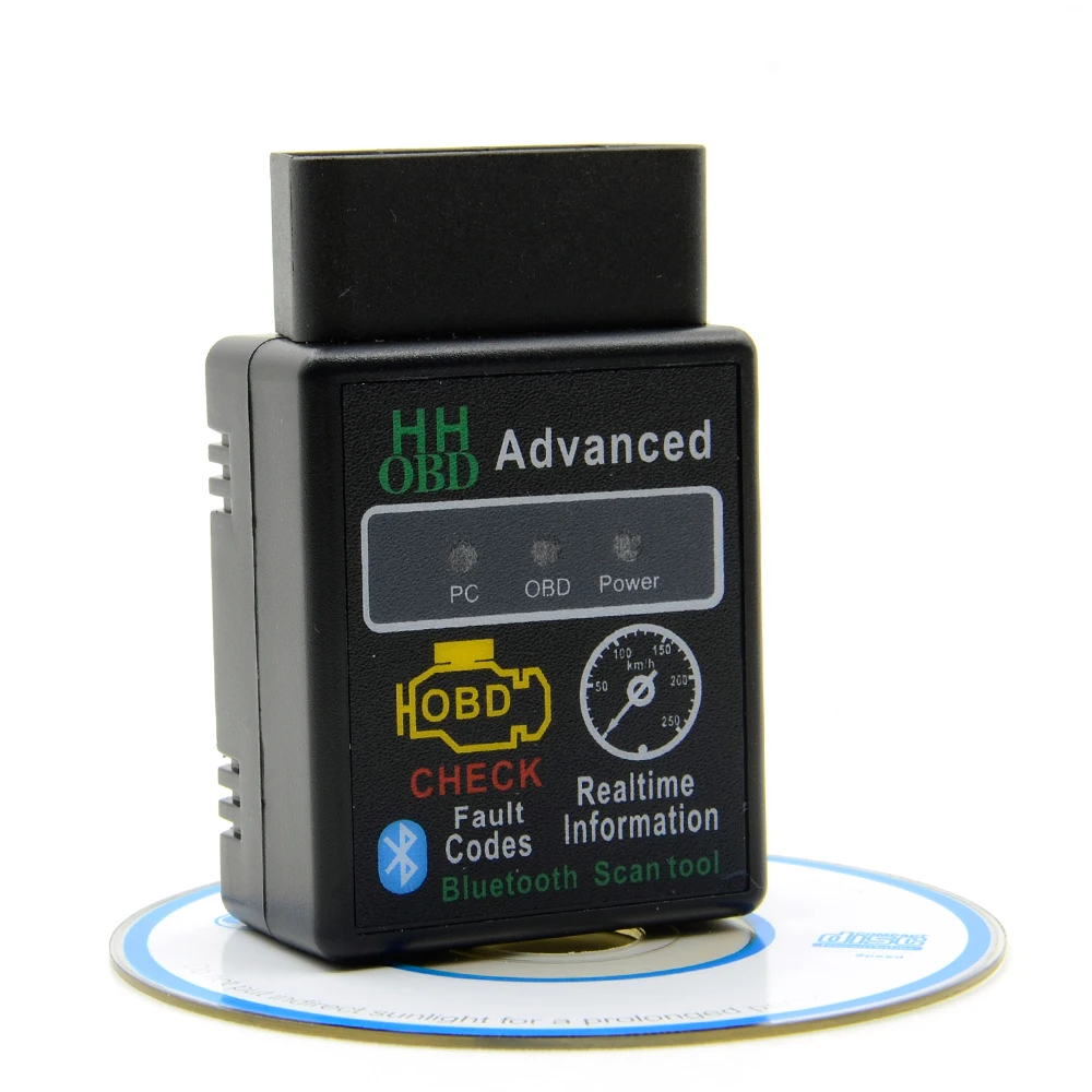 HH OBD ELM327 Bluetooth OBD2 OBDII CAN BUS проверить двигатель автомобиля Авто диагностический сканер инструмент Интерфейс адаптер для Android ПК