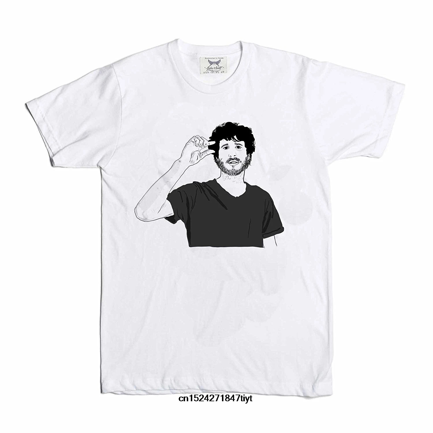 Для мужчин Детки для мужские Lil Дики белая футболка с круглым вырезом и Рубашка