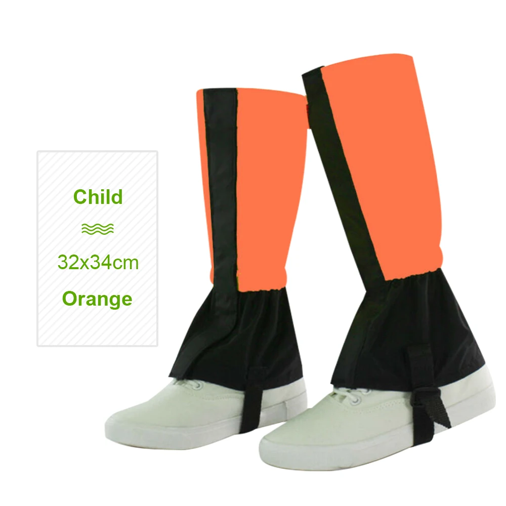 

SFIT Waterproof Ski Boot Legging Gaiter Leg Cover Kids Unisex Camping Hiking Travel Shoe Snow Hunting Climbing Gaiters Windproof