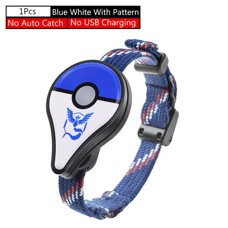 Blue White Pattern Автоматический улов для Pokemon GO Plus bluetooth-браслет интерактивные Фигурки игрушки для shand переключатель для Pokemon Go Plus - Цвет: Blue White Pattern
