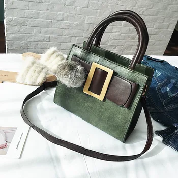 

Bag female 2019 new Korean version of the tide simple wild shoulder bag retro personality small square bag Messenger bag