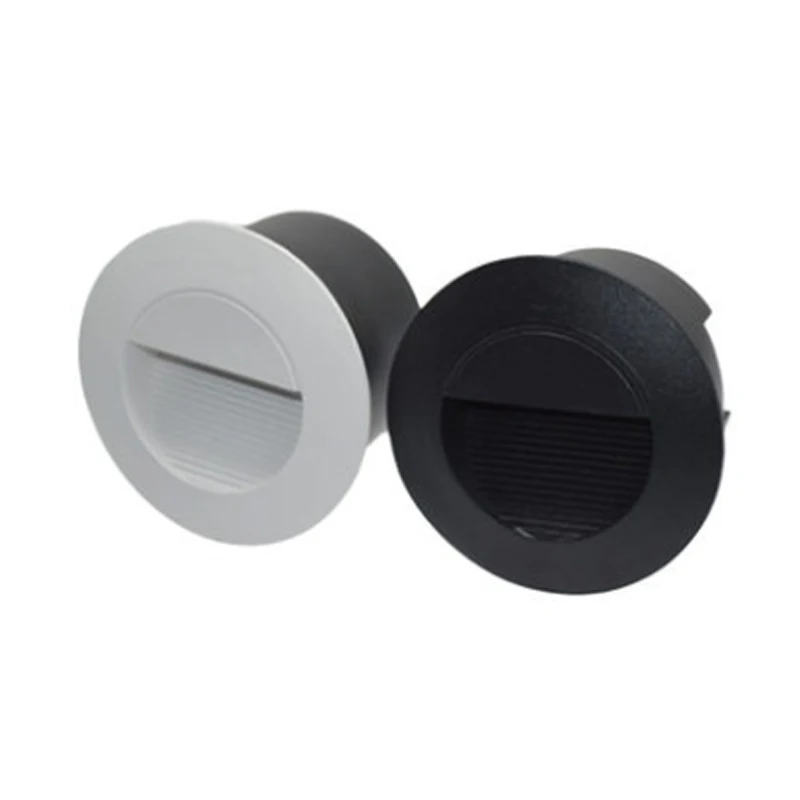 Exterior da Etapa Waterproof a Parede da Escada Subterrâneos da Plataforma o Diodo Emissor de Luz Encaixou Footlights Ip65 Dc12v 5w 3w 85-265v 1 escada encaixou footlights subterrâneos da plataforma 85-265v ip65 dc12v
