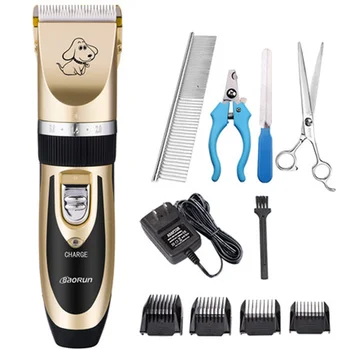 

Dog Shaver Clippers Low Noise Rechargeable Cordless Electric Quiet Hair Clippers Set for Cat Pet Haircut Machine Professional