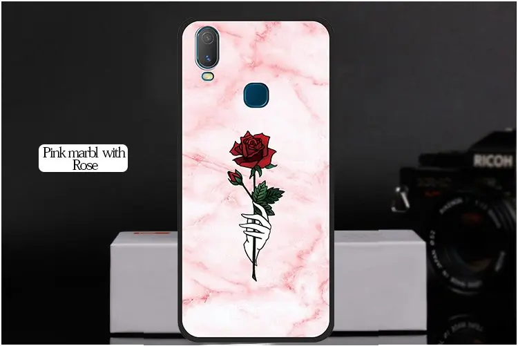 Противоударный задний Чехол для телефона VIVO Y11, чехол для телефона, Модный чехол из ТПУ с рисунком, цветной дизайн, чехол для телефона
