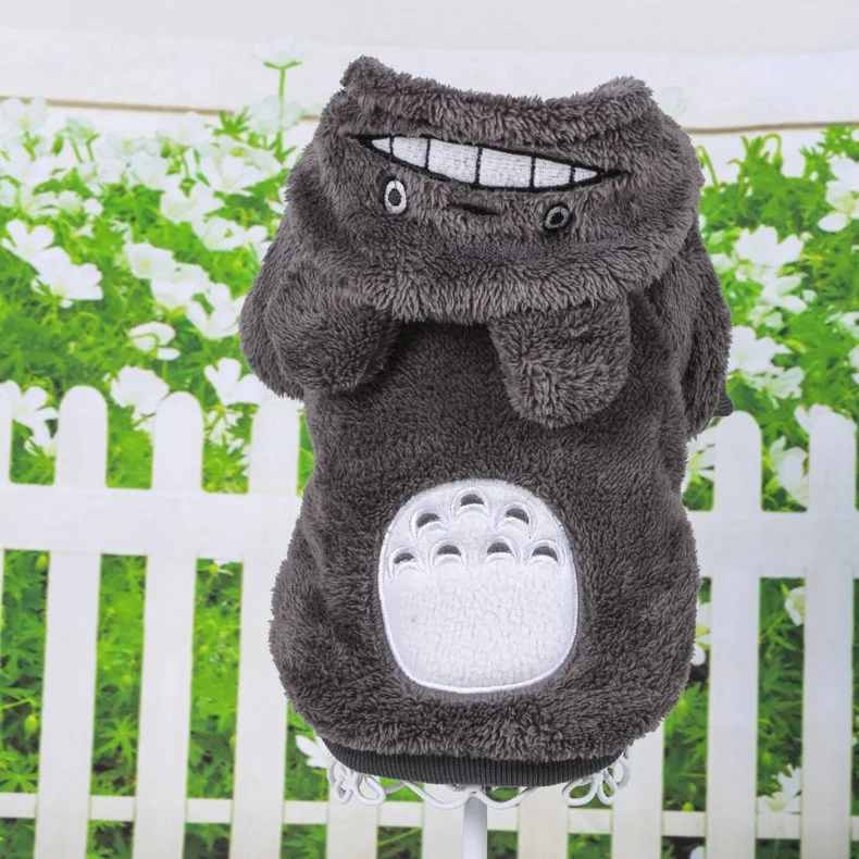

Pet Clothes Dog Labrador Warm Totoro Pet Costume Small Large Dog Teddy Satsuma Dog Autumn And Winter Cotton-padded Clothes