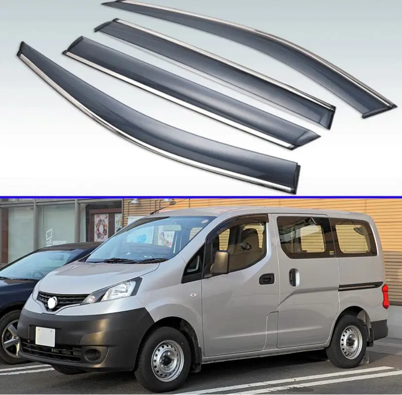 Для Nissan NV200 2009-2019 пластиковый Наружный козырек вентиляционные Шторы окно Защита