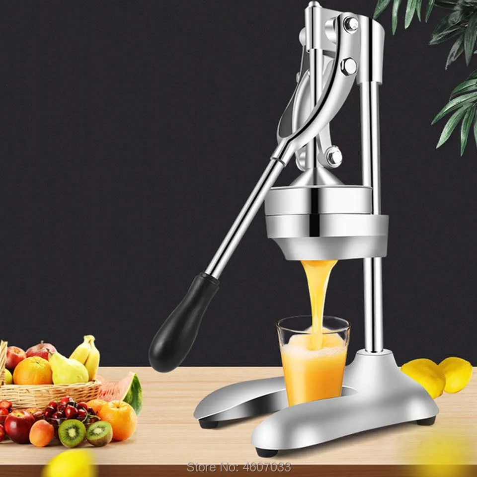 

Stainless Steel manual hand press juicer squeezer citrus lemon orange pomegranate fruit juice extractor commercial or household