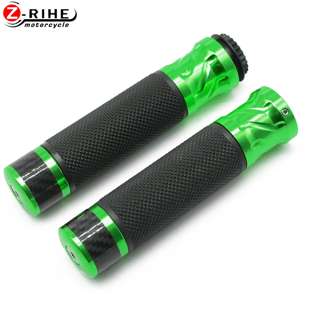 green 7/8 ''22 мм руль мотоцикла рукоятка комплект части для HONDA CBR600RR 2003-2013 CBR 600 RR 2004 2005 2006 2007 2008 2009 2010 11 - Цвет: green