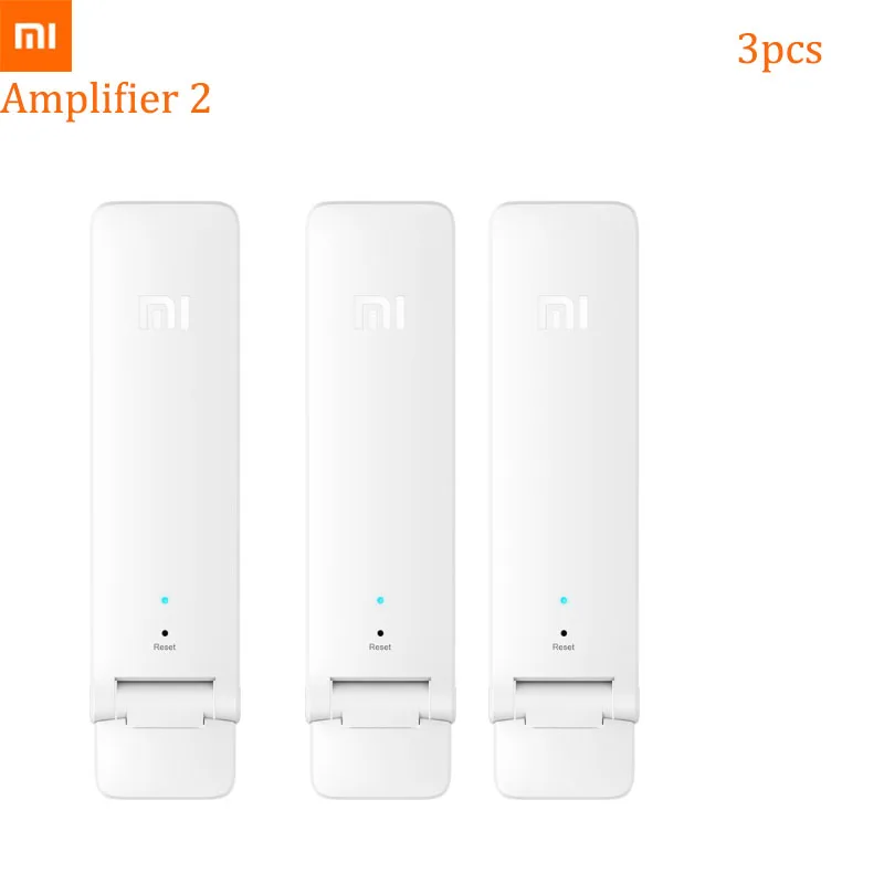 3pcs Xiaomi Wi-Fi ретранслятор 2 усилитель-удлинитель 300 Мбит/с усилитель беспроводной wifi маршрутизатор расширитель для mi маршрутизатор - Цвет: 3pcs