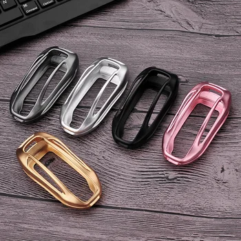 

Suitable for Tesla key case modelx key case shell buckle aluminum alloy is a special jewelry men and women protective sleeve