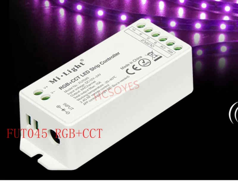 MI светильник PX1/FUT043/FUT044/FUT045 100 Вт 5 в 1/RGB+ CCT/RGBW контроллер светодиодной ленты 2,4G RF/APP/alexa Голосовое управление