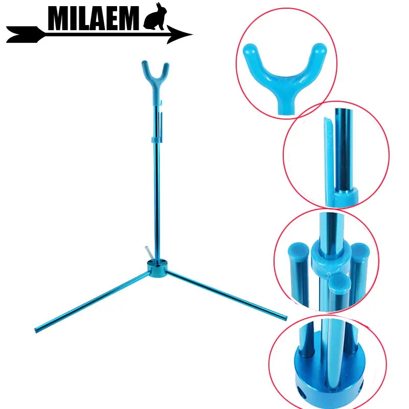 1pc Archery Bow Stand Aluminum Alloy Adjustable Length Limb Clamp