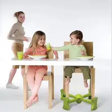 Детское кресло с увеличенной высотой, нескользящая подставка для ног, домашний стул, усилитель, изысканно разработанный прочный