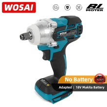 WOSAI MT-серия 20V бесщеточный Электрический Аккумуляторный ударный гайковерт Перезаряжаемые 1/2 торцевой гаечный ключ Мощность инструмент для ...