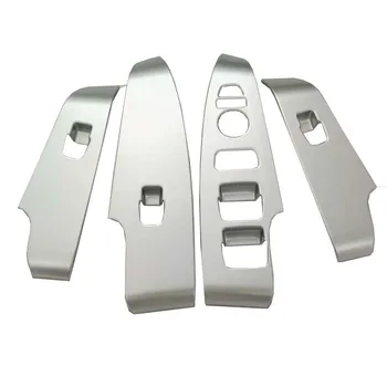 

For Hyundai Accent Solaris 2018 2019 ABS Window Control Panel Glass Lift Switch Cover Protector Sticker Car Styling Accessories