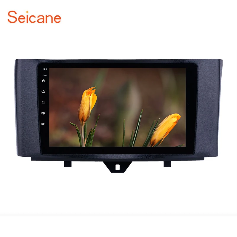 Seicane 2 din GPS Navi автомобильное радио 9 дюймов HD сенсорный экран Android 1 для Mercedes Benz Smart