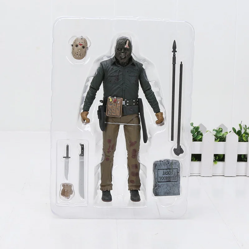 " NECA фигурка Фредди Джейсон пятница 13-я последняя часть Jason Voorhees игра NECA фигурка подарки на Хэллоуин - Цвет: 5no box