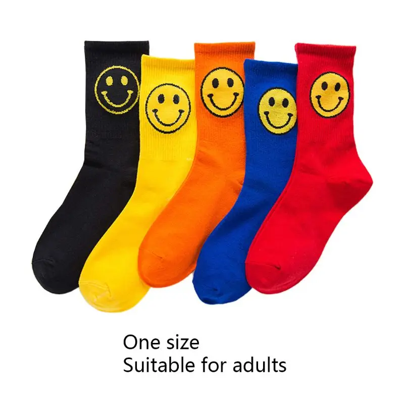 5 пар/уп. мягкие хлопковые укороченные носки для взрослых с милым рисунком радуги, спортивные носки
