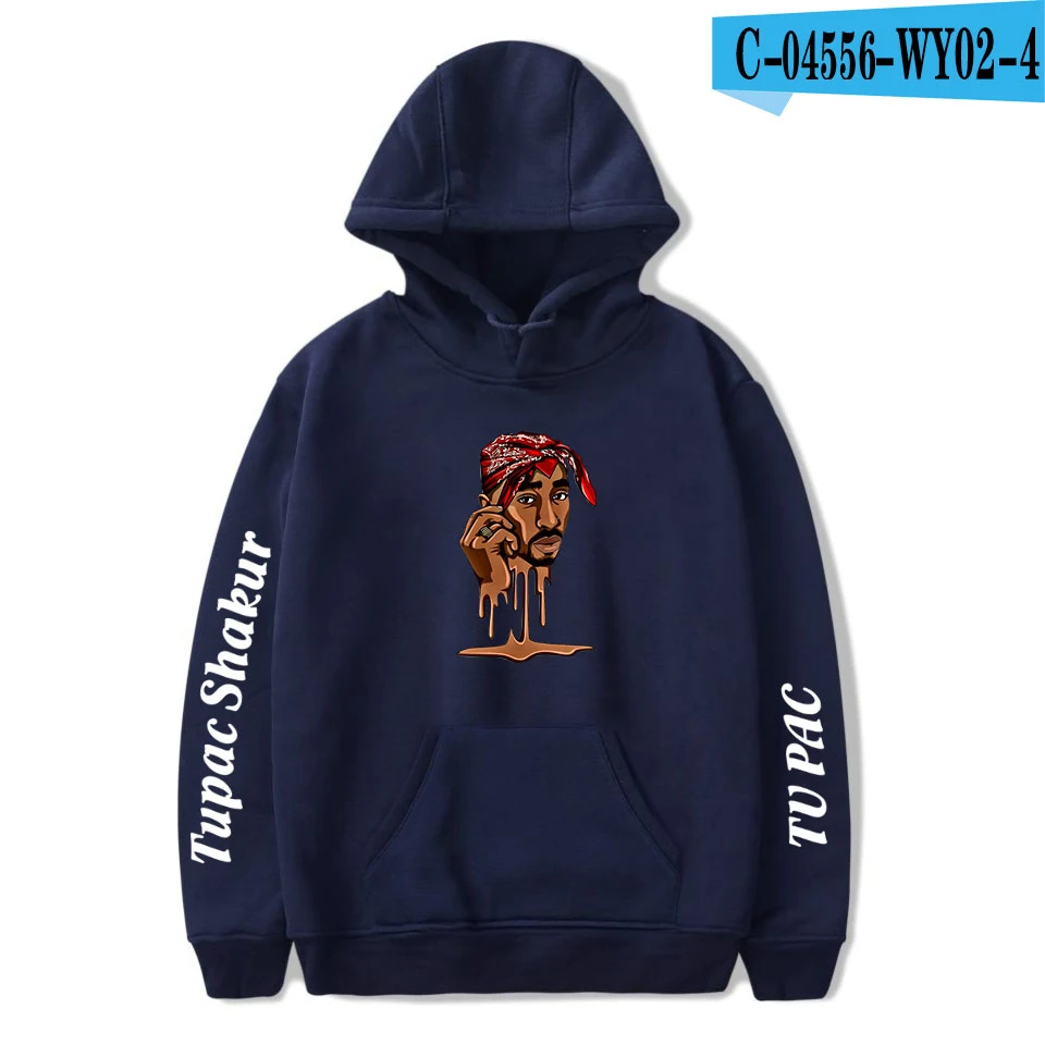 2PAC популярная женская мужская новая толстовка осень и зима для мужчин и женщин Повседневный пуловер модная теплая серая толстовка - Цвет: As picture