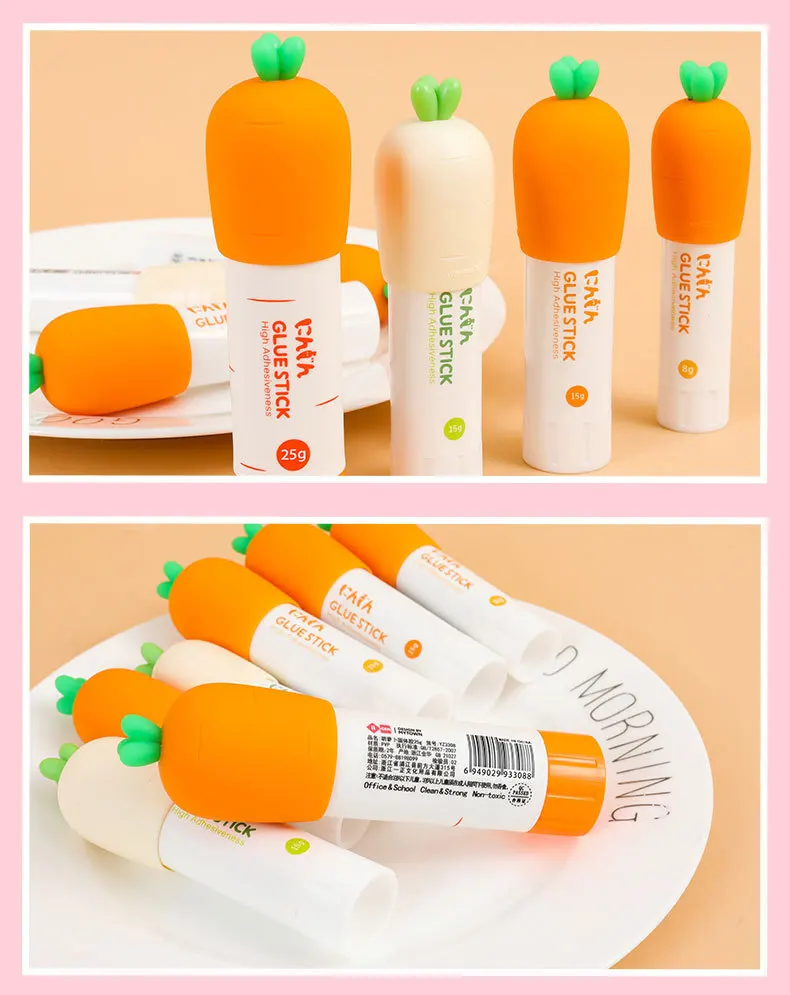 Carrot Molding Soft Silicone Pencil Case YZ5252 