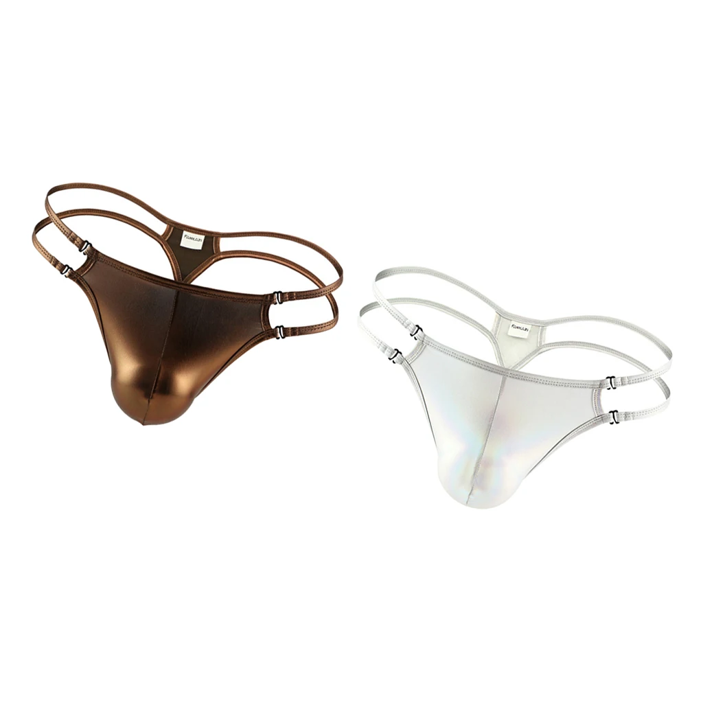 Men Sexy G-String Thong Briefs Jockstrap Underwear T-Back Lingerie Exotic Briefs