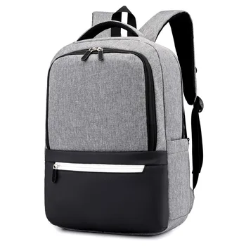 

2020 minimalist black school backpack for boy waterproof laptop backpack anti theft book Travel bag pack kids school bag mochila