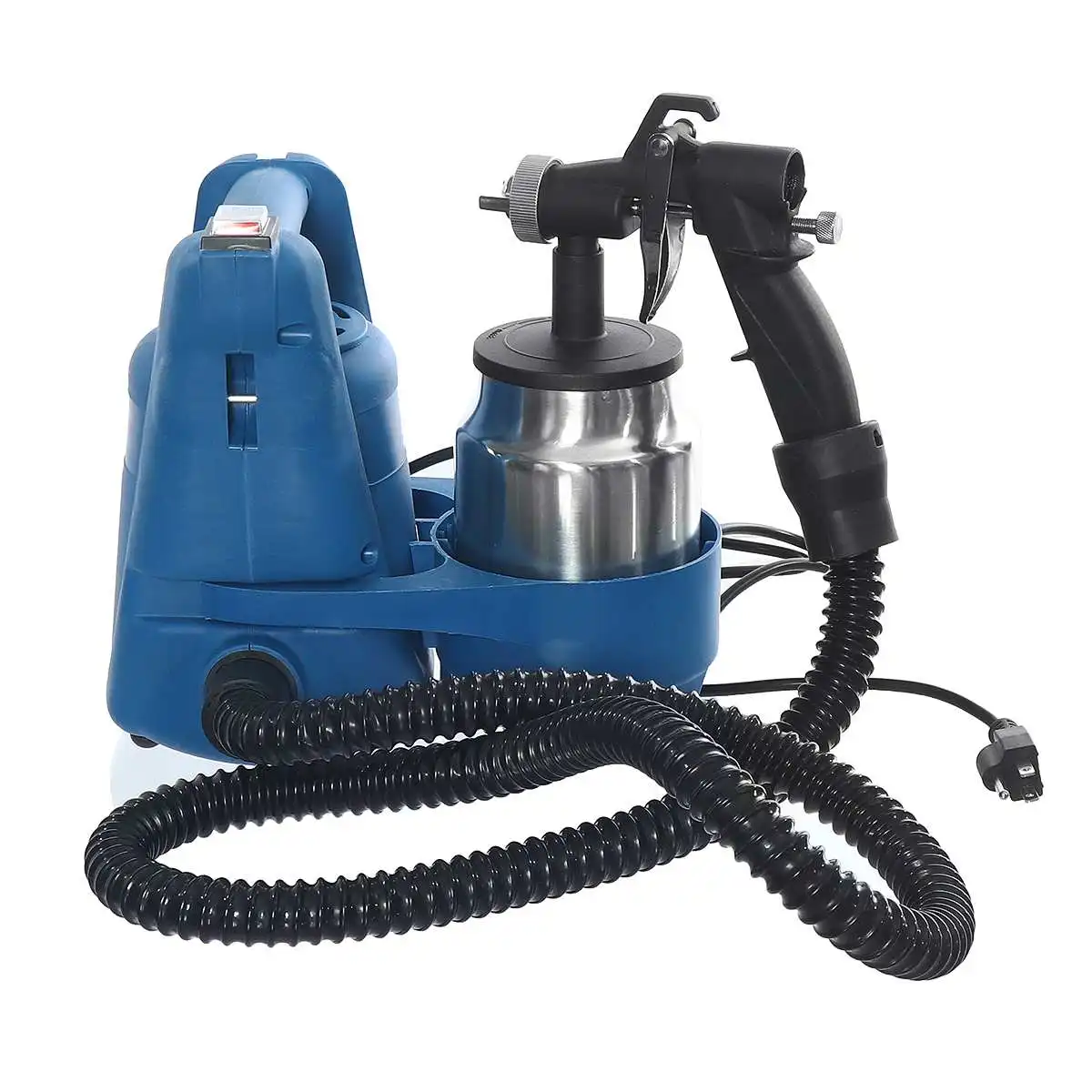 

650W 110V Electric Spray Guns Paint Sprayer System Zoom High Pressure Guns Spray Tank Kit Power Tools Adjustable Airbrush