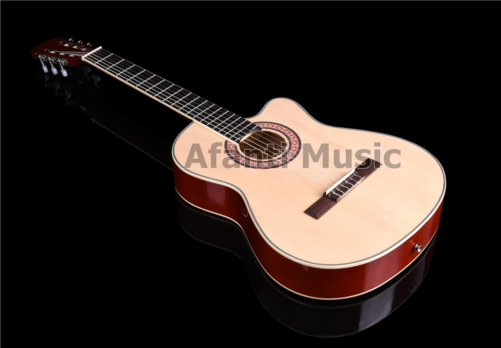 Afanti музыка 39 дюймов все липа Классическая гитара(ACL-1561
