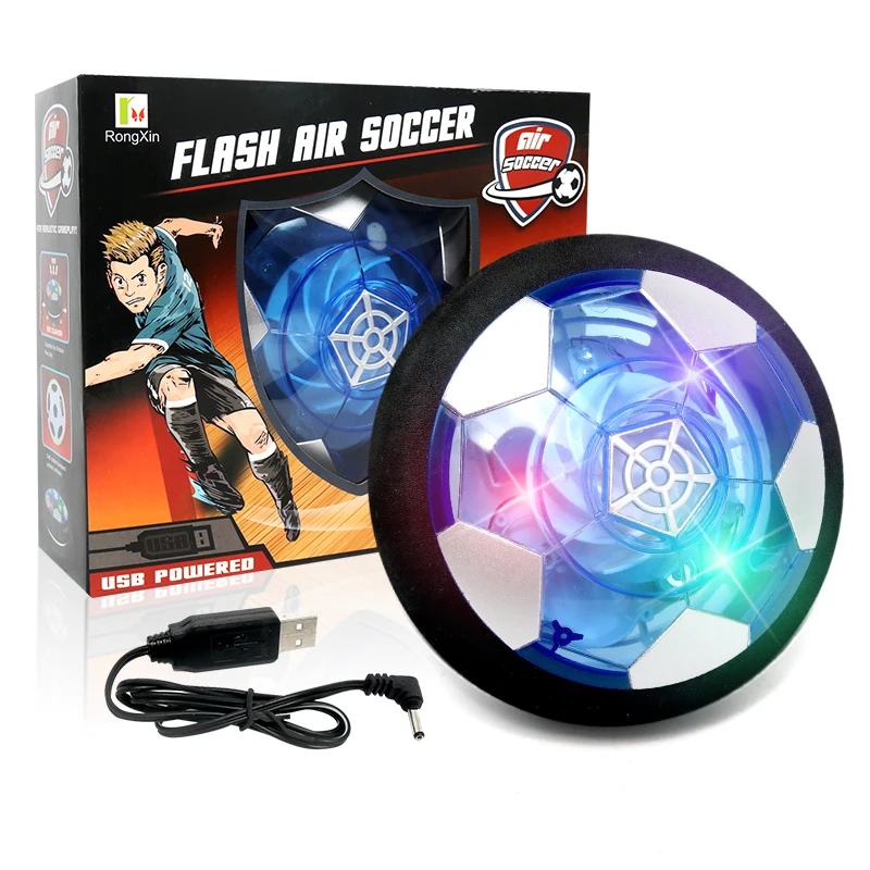 

Suspended Football Toys Air Cushion Floating Foam Football Indoor Electric with LED Light Flashing Soccer Kids Gliding Toy