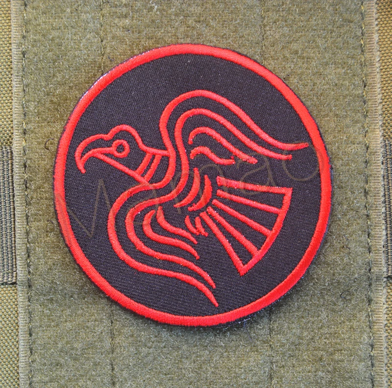 Символ ворона Одина, единорог, Валькнут, Вальхалла, тактическая нашивка с надписью Blackbird Sun эмблема, военный значок аппликация патч