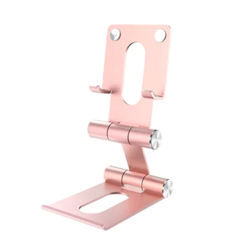

Home Aluminum Alloy Adjustable Bedroom Phone Stand Desktop Tablet Dock Study Durable Universal Holder 270 Degree Rotation Travel