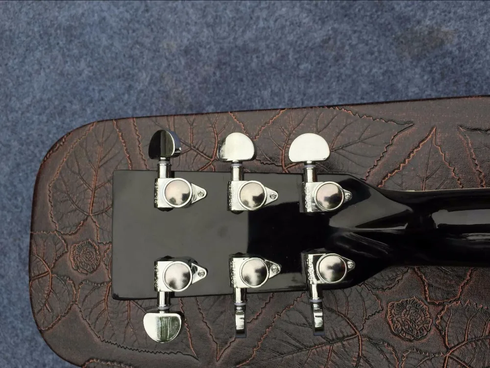 Новая+ фабрика+ D35 Акустическая гитара Johnny наличные подписи акустическая электрогитара Акустическая гитара Твердый Топ D35 BK гитара
